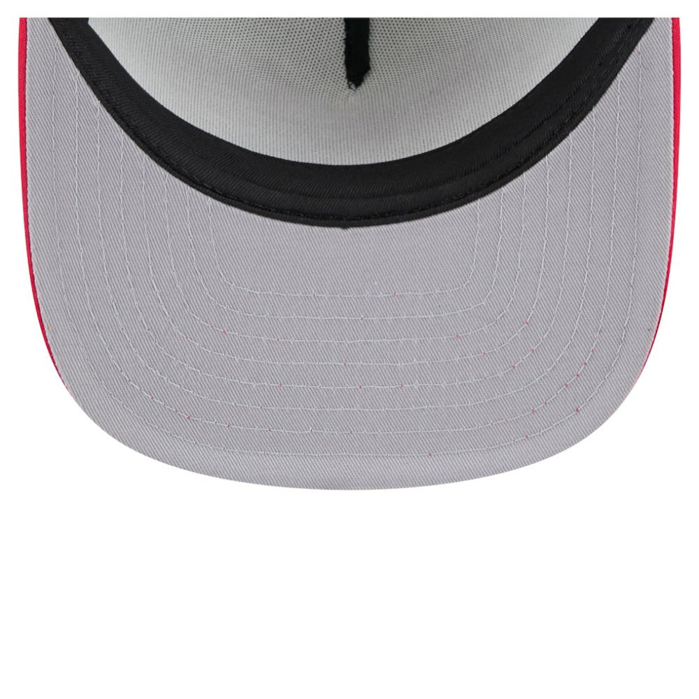 White/Red Boston Red Sox New Era Retro Script Trucker 9FIFTY Snapback Hat