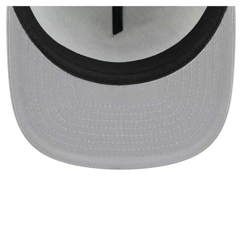 White/Gray New York Yankees New Era Retro Script Trucker 9FIFTY Snapback Hat