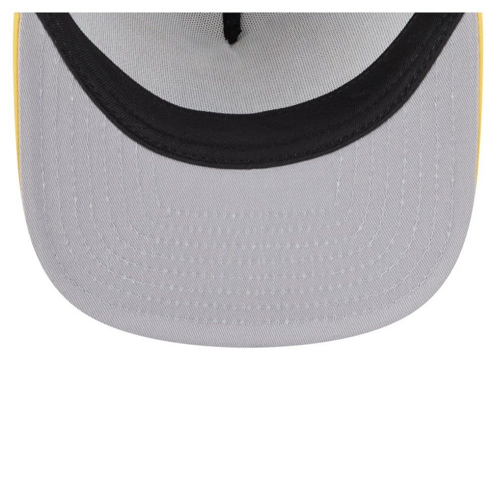 White/Gold Pittsburgh Pirates New Era Retro Script Trucker 9FIFTY Snapback Hat