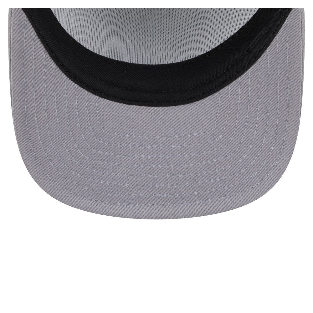 White/Gray Los Angeles Dodgers New Era Retro Script Trucker 9FIFTY Snapback Hat