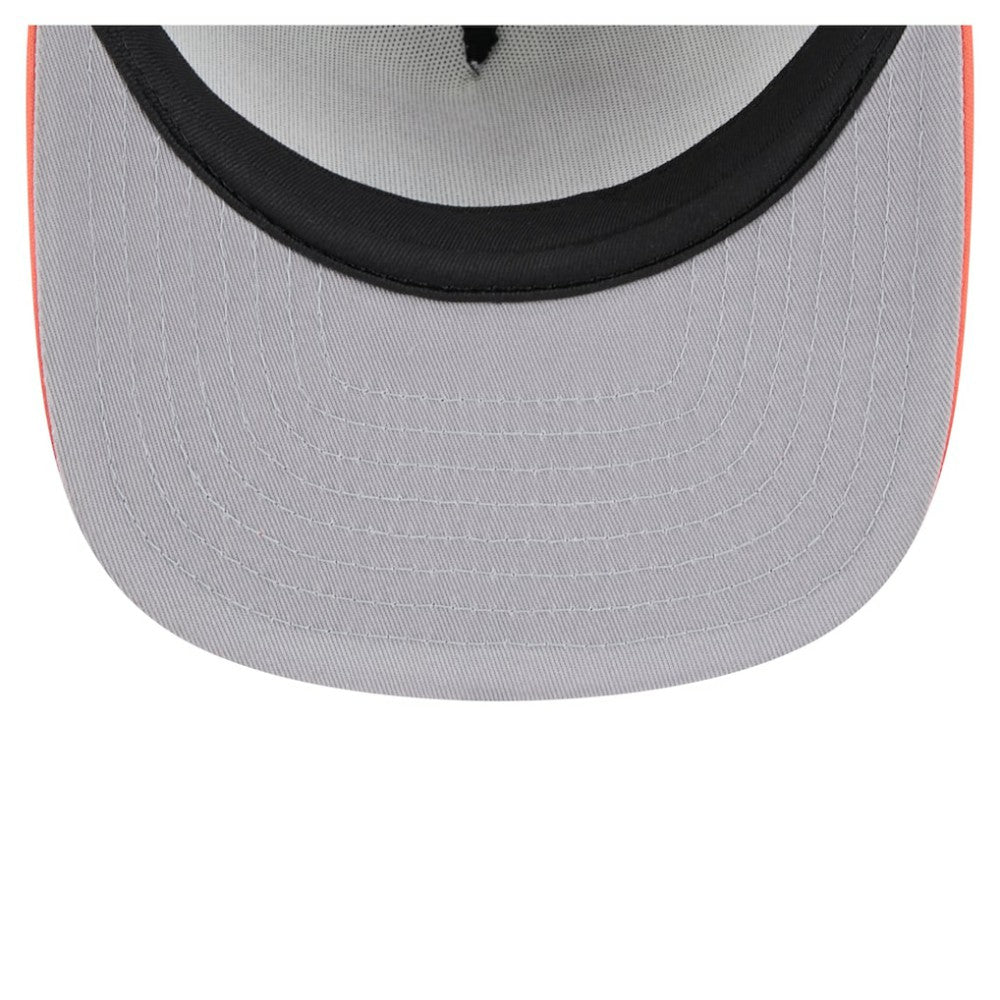White/Orange Houston Astros New Era Retro Script Trucker 9FIFTY Snapback Hat