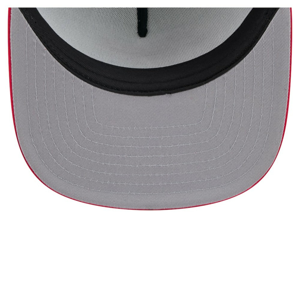 White/Red Chicago Cubs New Era Retro Script Trucker 9FIFTY Snapback Hat