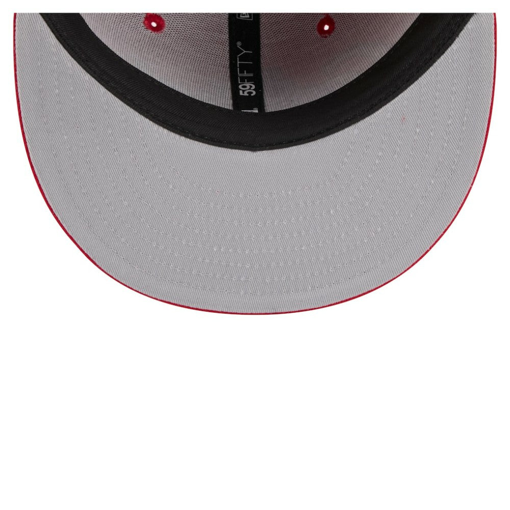 Red St. Louis Cardinals New Era Overlap 59FIFTY Fitted Hat