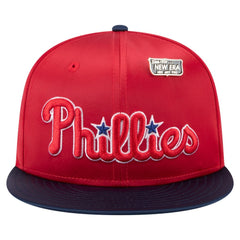 Red/Navy Philadelphia Phillies New Era Satin 59FIFTY Fitted Hat