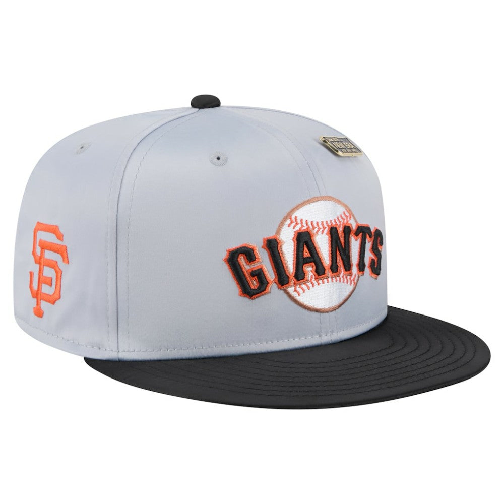 Gray/Black San Francisco Giants New Era Satin 59FIFTY Fitted Hat
