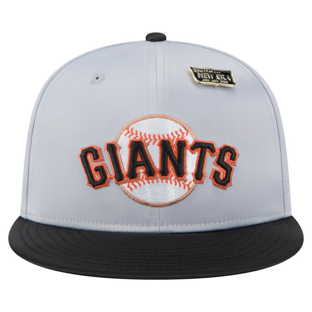 Gray/Black San Francisco Giants New Era Satin 59FIFTY Fitted Hat