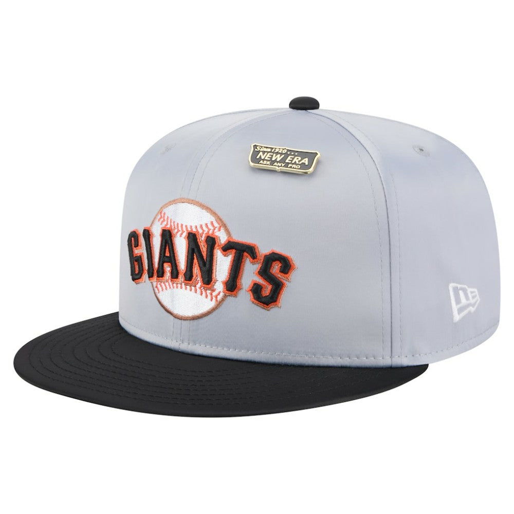 Gray/Black San Francisco Giants New Era Satin 59FIFTY Fitted Hat