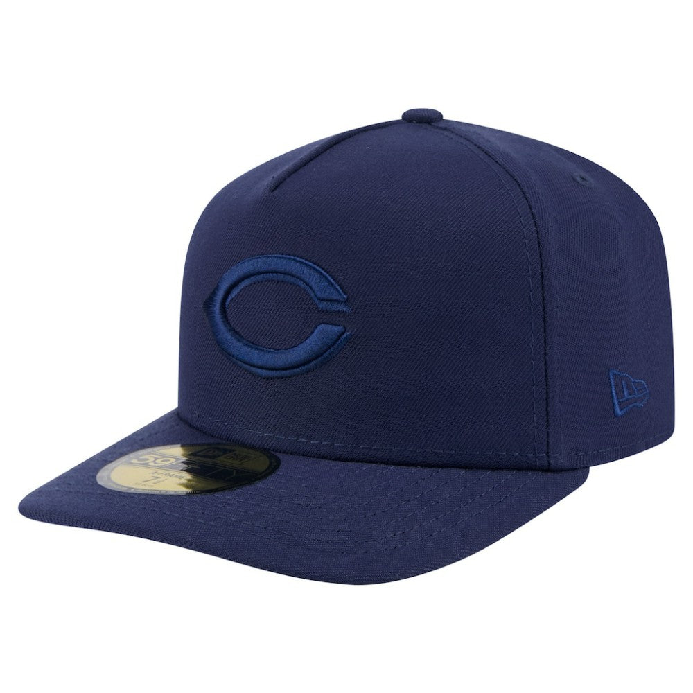 Navy Cincinnati Reds New Era Color Pack A-Frame 59FIFTY Fitted Hat