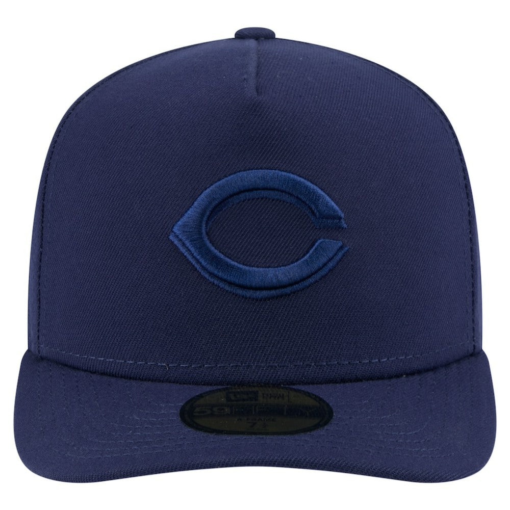 Navy Cincinnati Reds New Era Color Pack A-Frame 59FIFTY Fitted Hat