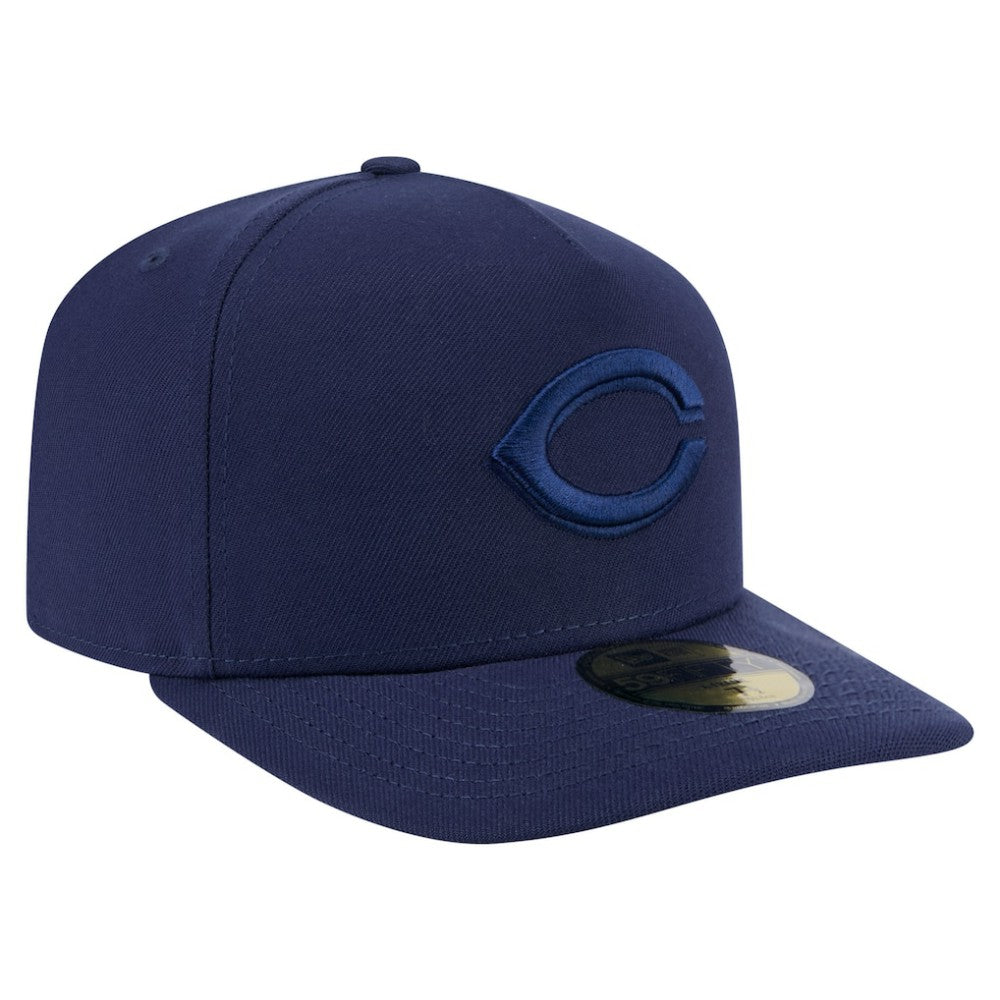 Navy Cincinnati Reds New Era Color Pack A-Frame 59FIFTY Fitted Hat