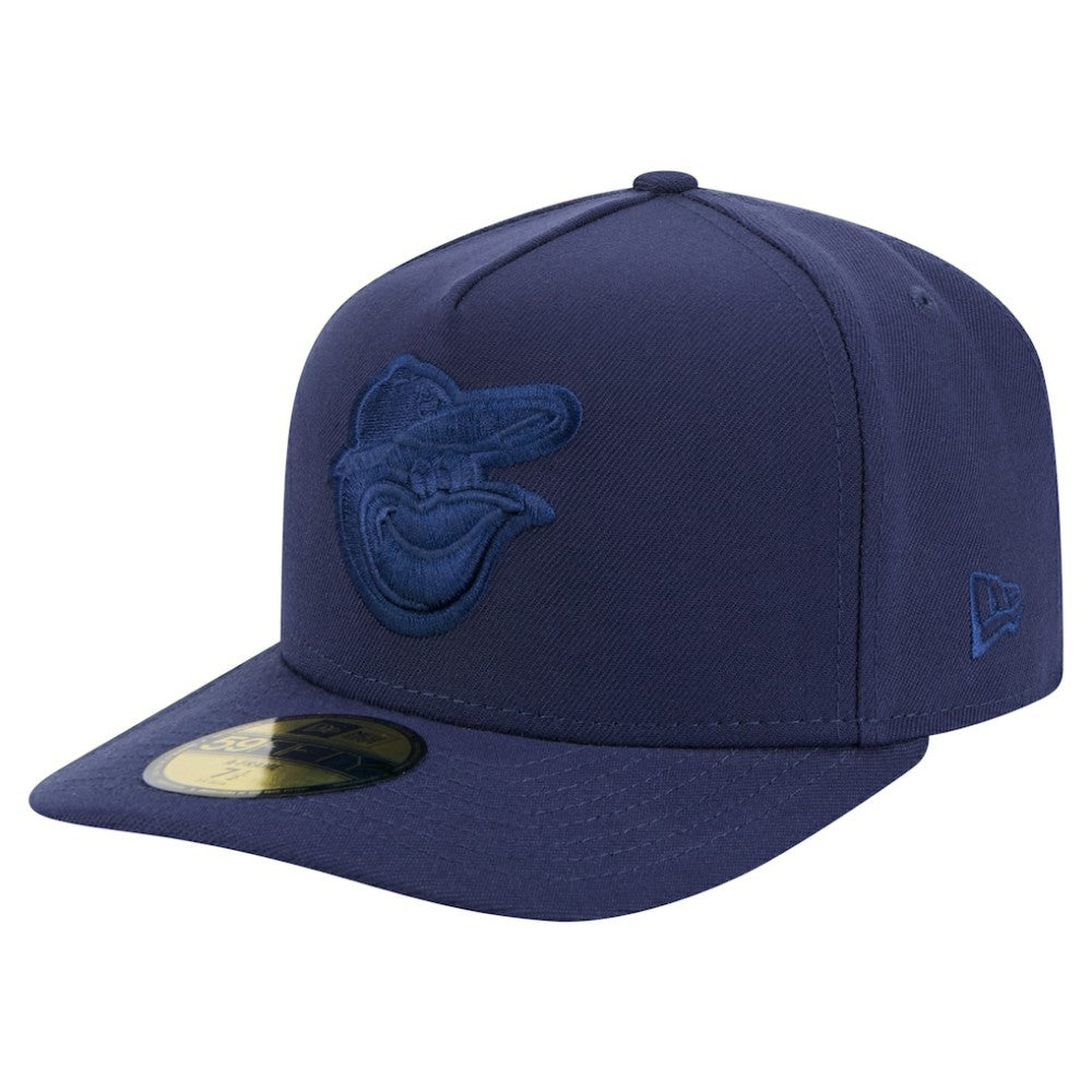 Navy Baltimore Orioles New Era Color Pack A-Frame 59FIFTY Fitted Hat