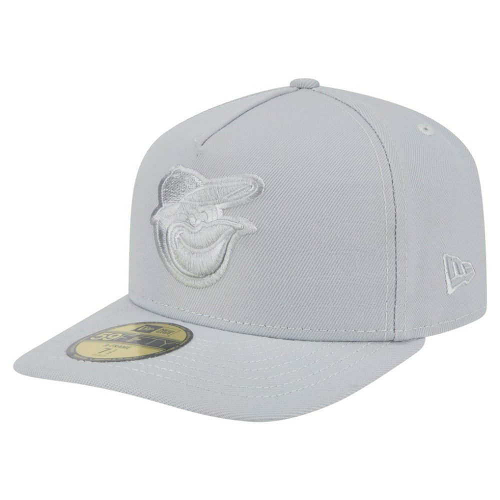 Gray Baltimore Orioles New Era Colorpack A-Frame 59FIFTY Fitted Hat