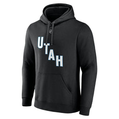 NHL Nick Schmaltz NHL Utah Fanatics Authentic Stack Name & Number Tri-Blend Pullover Hoodie