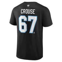 NHL Lawson Crouse Utah Mammoth Fanatics Authentic Stack Name & Number T-Shirt