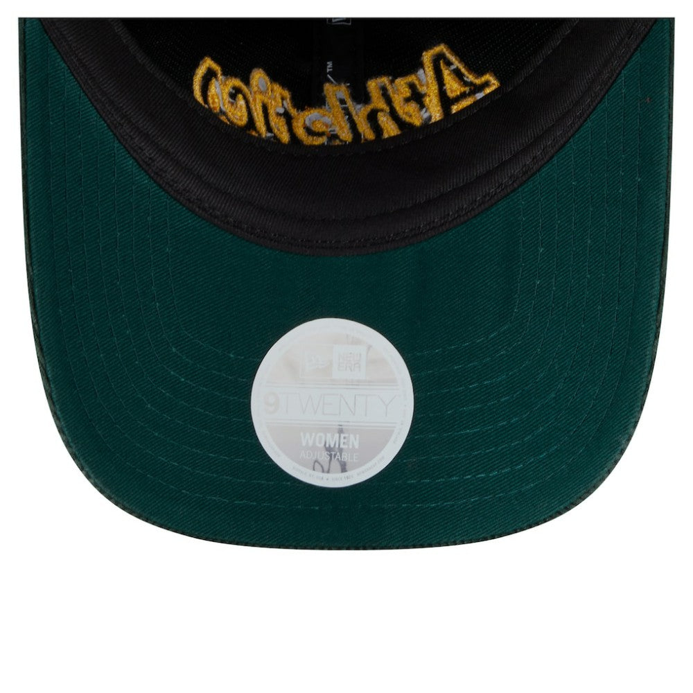 Green Athletics New Era Women's Corduroy 9TWENTY Adjustable Hat
