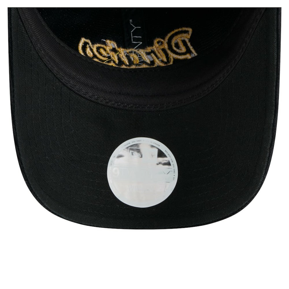 Black Pittsburgh Pirates New Era Women's Corduroy 9TWENTY Adjustable Hat