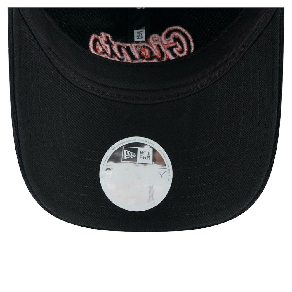 Black San Francisco Giants New Era Women's Corduroy 9TWENTY Adjustable Hat