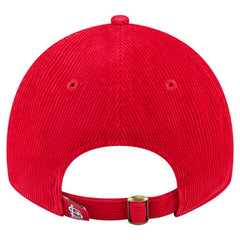Red St. Louis Cardinals New Era Women's Corduroy 9TWENTY Adjustable Hat