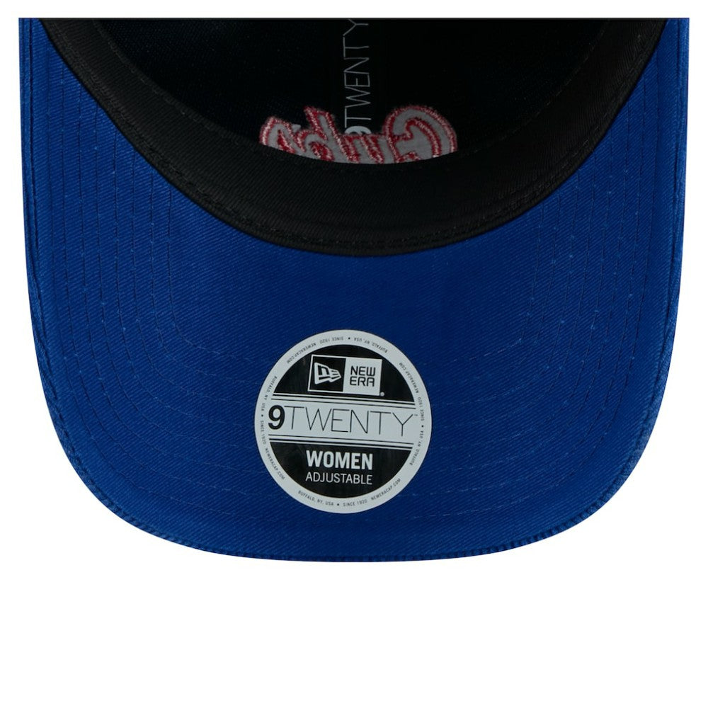 Royal Chicago Cubs New Era Women's Corduroy 9TWENTY Adjustable Hat