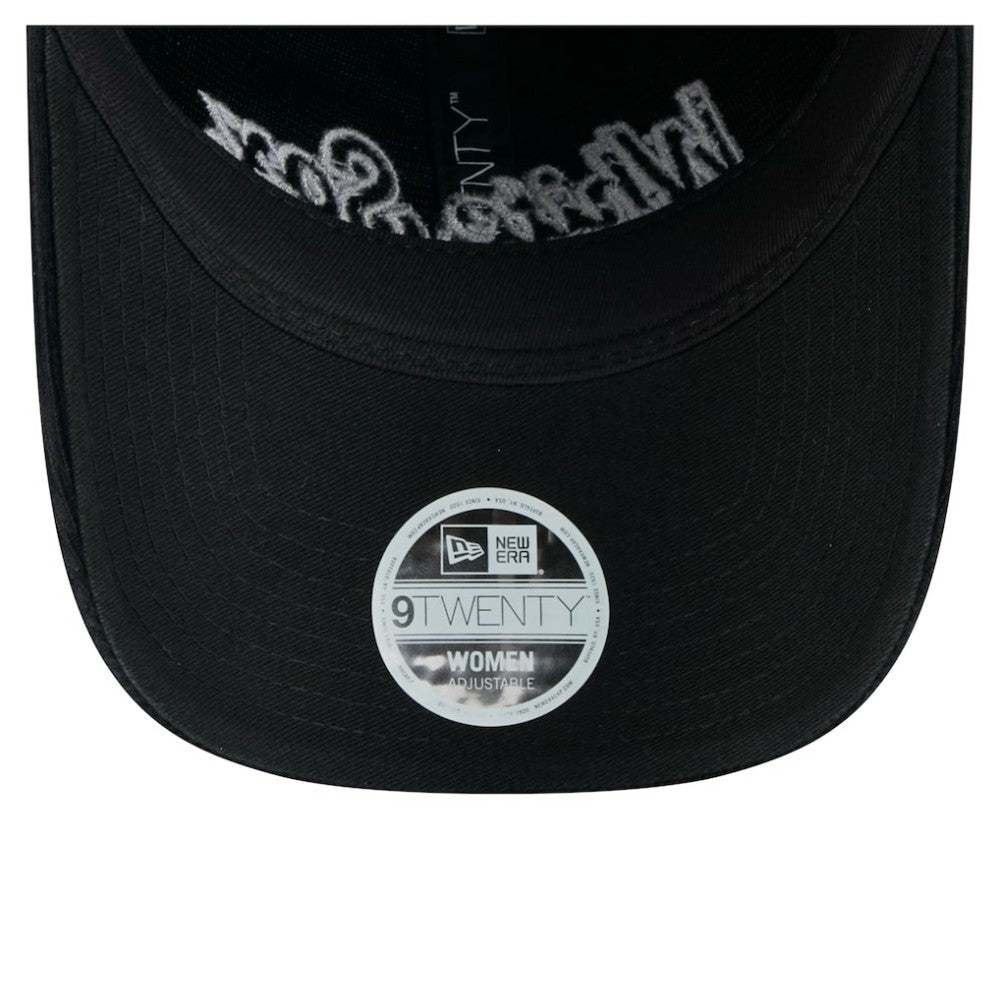 Black Chicago White Sox New Era Women's Corduroy 9TWENTY Adjustable Hat