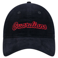 Navy Cleveland Guardians New Era Women's Corduroy 9TWENTY Adjustable Hat