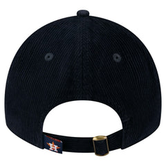 Navy Houston Astros New Era Women's Corduroy 9TWENTY Adjustable Hat