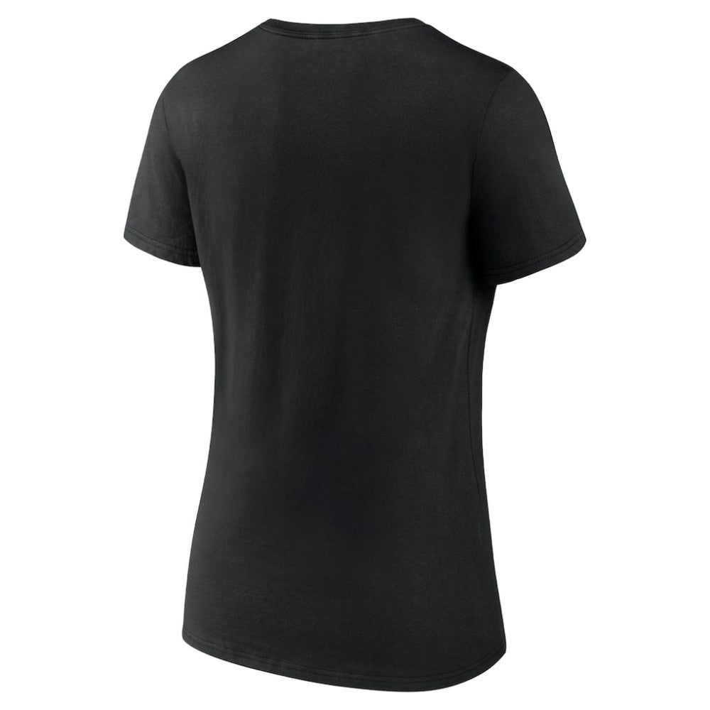 Black Baltimore Orioles Women's Fastball V-Neck T-Shirt