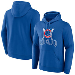 Royal Chicago Cubs Fastball Pullover Hoodie