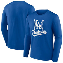 Royal Los Angeles Dodgers Fastball Long Sleeve T-Shirt