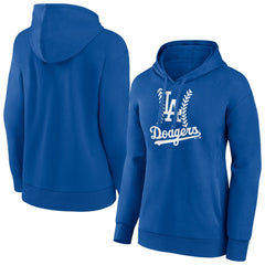 Royal Los Angeles Dodgers Women's Fastball Pullover Hoodie