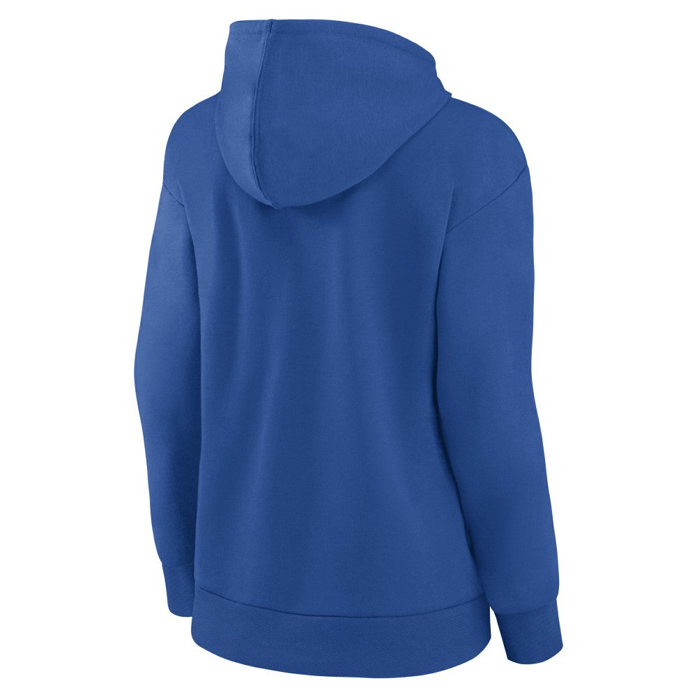Royal Los Angeles Dodgers Women's Fastball Pullover Hoodie