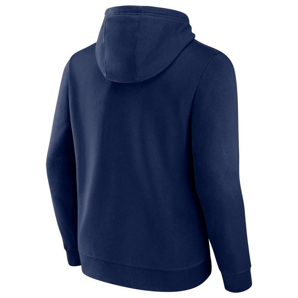 Navy Milwaukee Brewers Fastball Pullover Hoodie