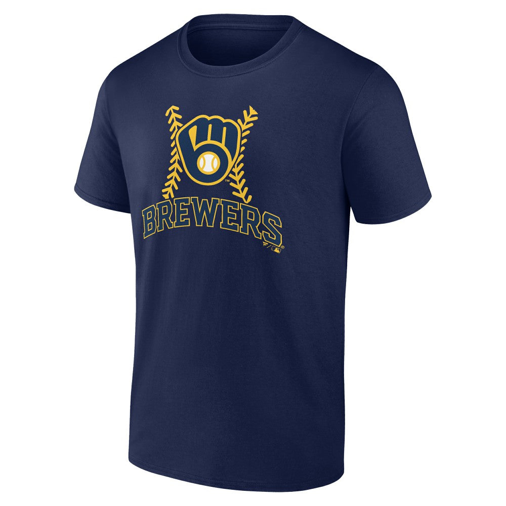 Navy Milwaukee Brewers Fastball T-Shirt