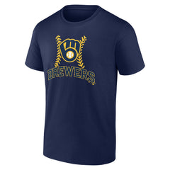 Navy Milwaukee Brewers Fastball T-Shirt
