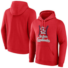 Red St. Louis Cardinals Fastball Pullover Hoodie