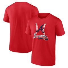 Red Atlanta Braves Fastball T-Shirt