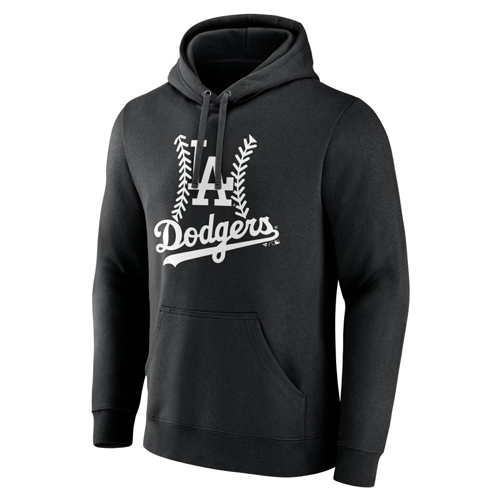Black Los Angeles Dodgers Fastball Pullover Hoodie