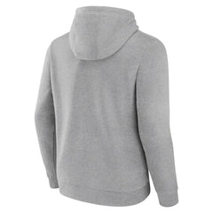 Gray Atlanta Braves Fastball Pullover Hoodie