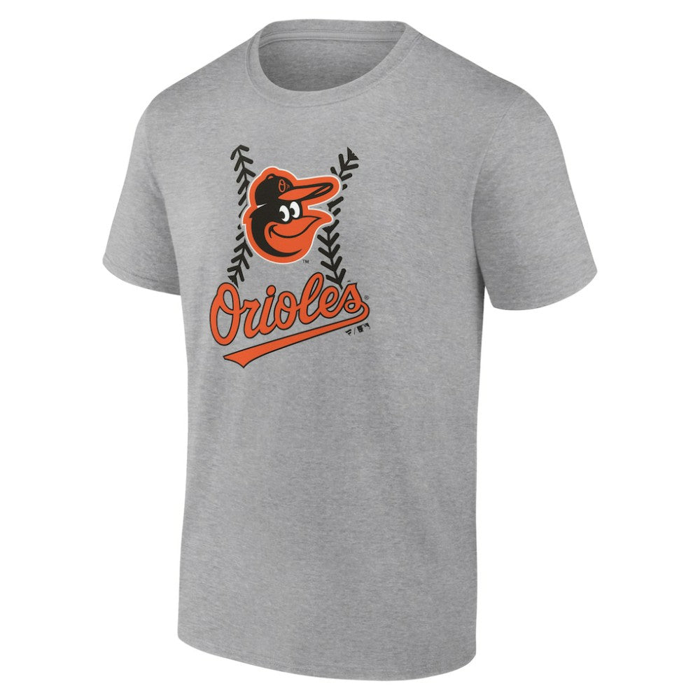Heather Gray Baltimore Orioles Fastball T-Shirt