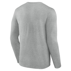 Gray Cincinnati Reds Fastball Long Sleeve T-Shirt