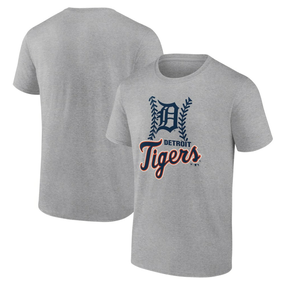 Heather Gray Detroit Tigers Fastball T-Shirt