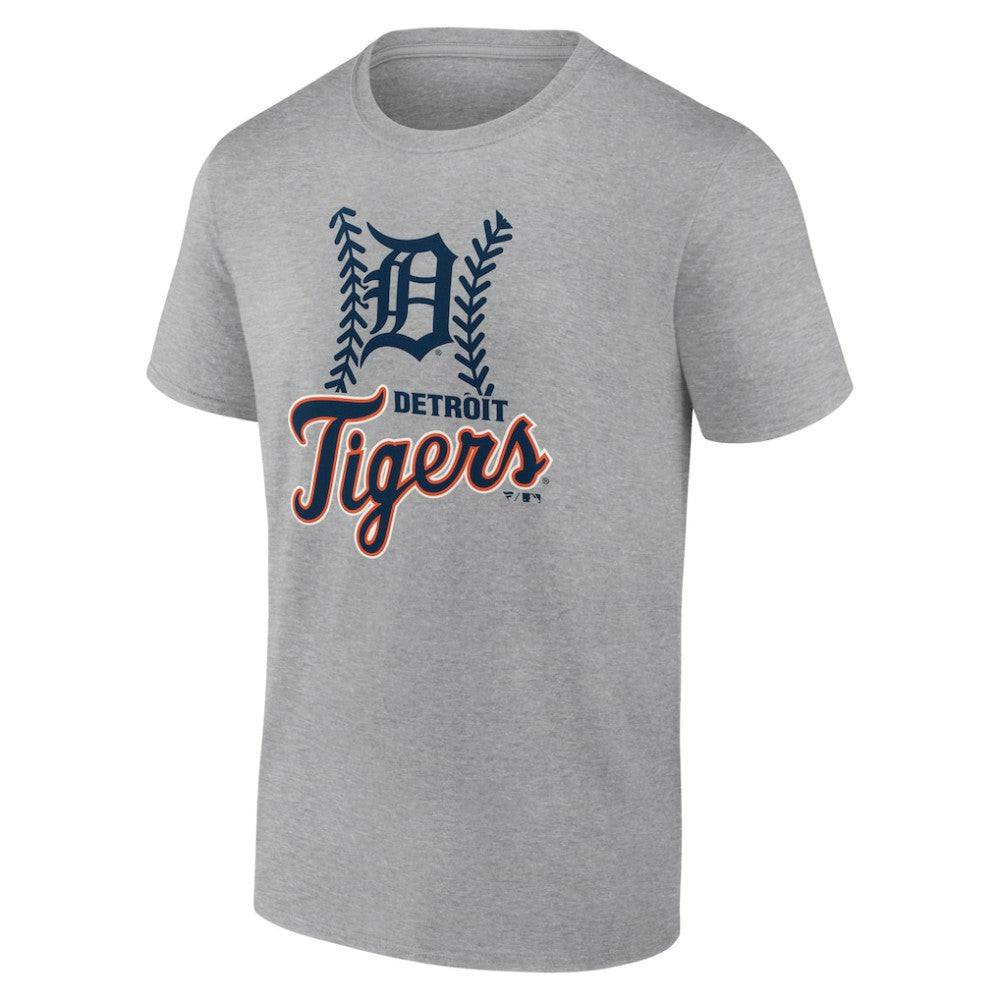 Heather Gray Detroit Tigers Fastball T-Shirt