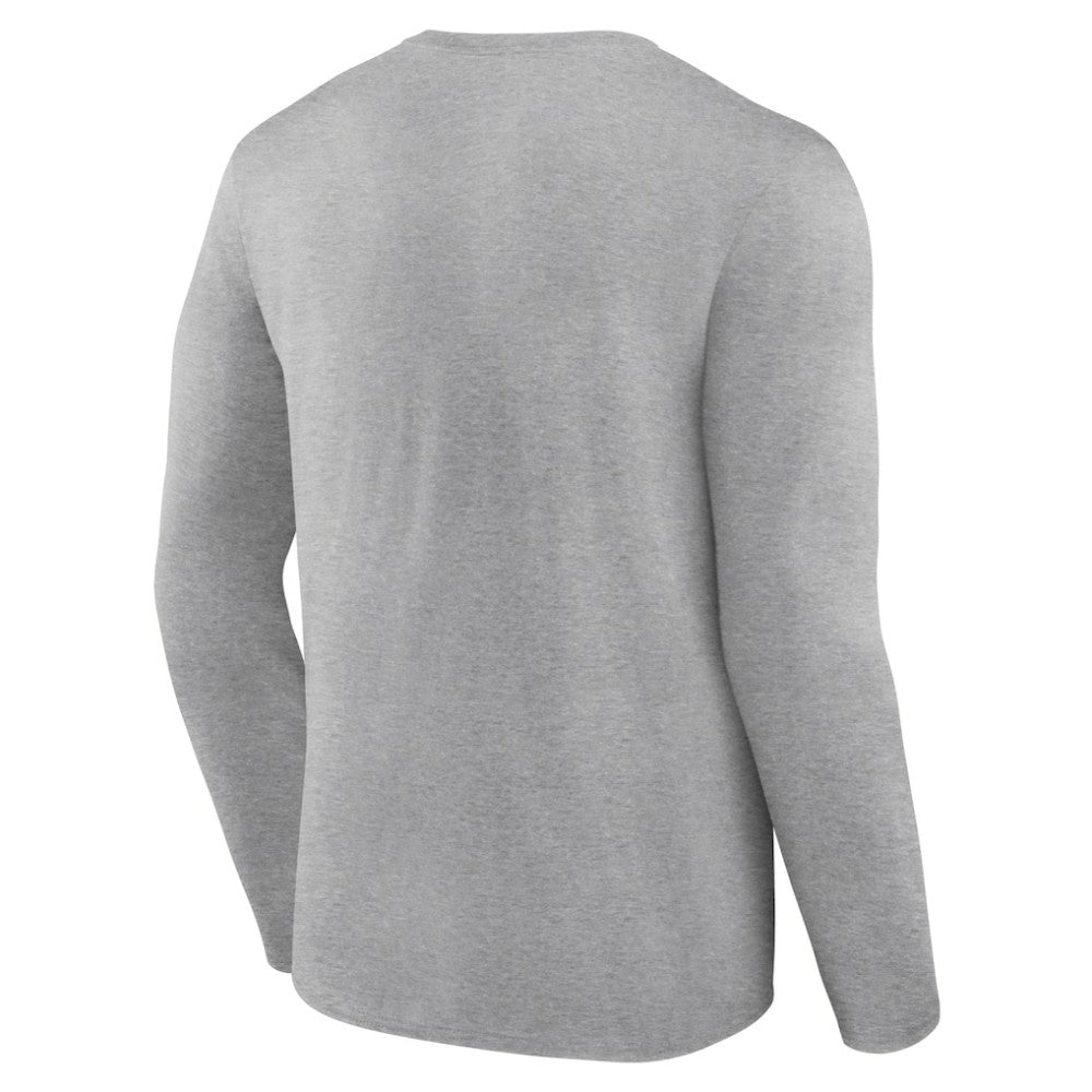 Gray Los Angeles Dodgers Fastball Long Sleeve T-Shirt