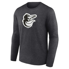 Charcoal Baltimore Orioles Monochrome Long Sleeve T-Shirt