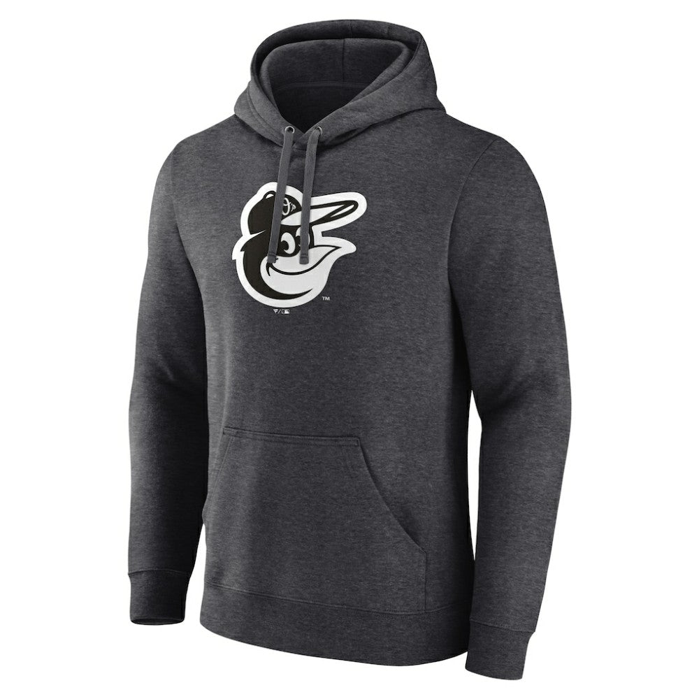 Charcoal Baltimore Orioles Monochrome Pullover Hoodie