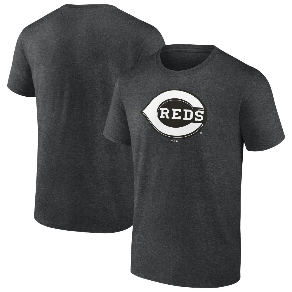 Charcoal Cincinnati Reds Monochrome T-Shirt