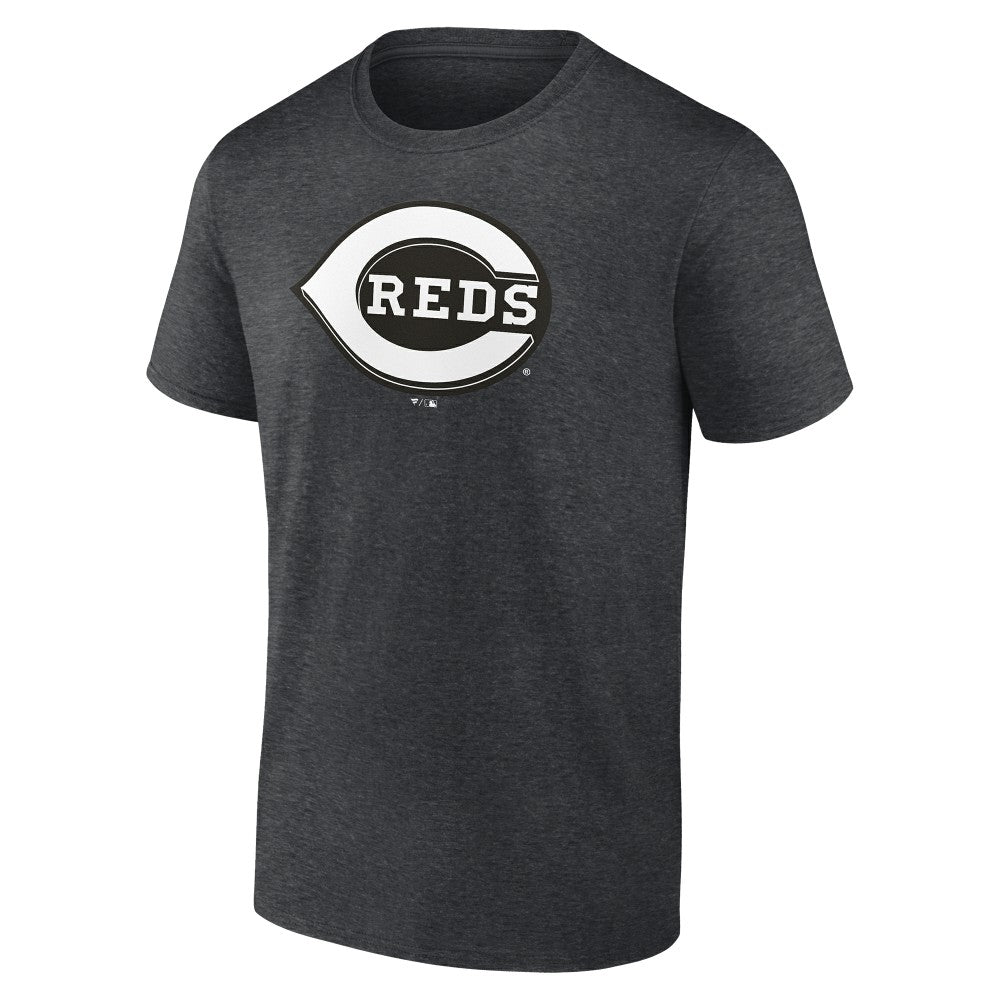 Charcoal Cincinnati Reds Monochrome T-Shirt