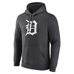 Charcoal Detroit Tigers Monochrome Pullover Hoodie