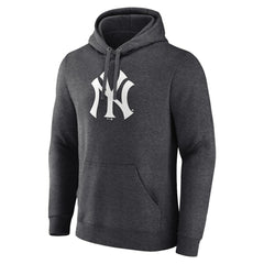 Charcoal New York Yankees Monochrome Pullover Hoodie