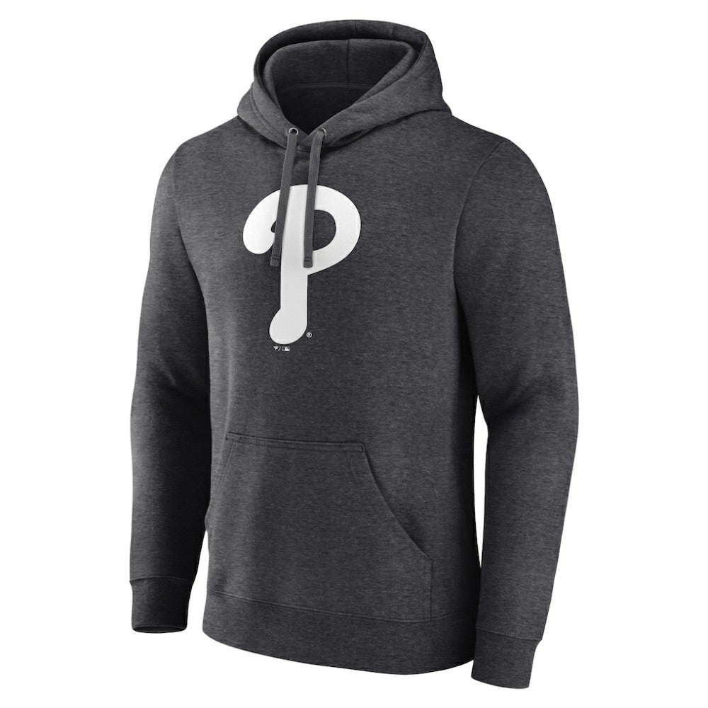 Charcoal Philadelphia Phillies Monochrome Pullover Hoodie